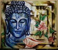 Buddha - Buddha 3 - Oil On Canvas